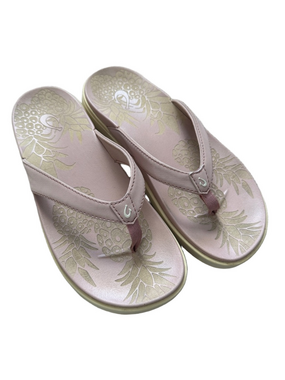Olukai pink flip flops sz 7